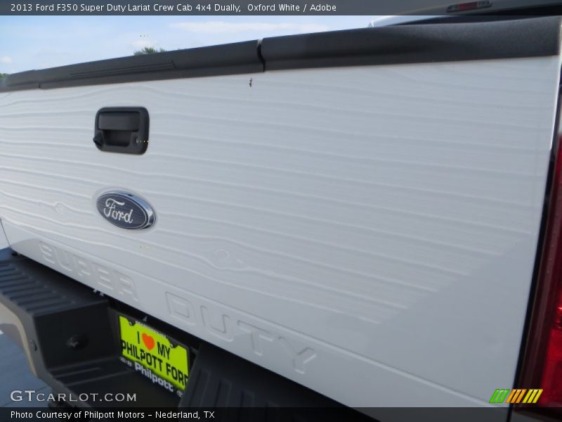 Oxford White / Adobe 2013 Ford F350 Super Duty Lariat Crew Cab 4x4 Dually