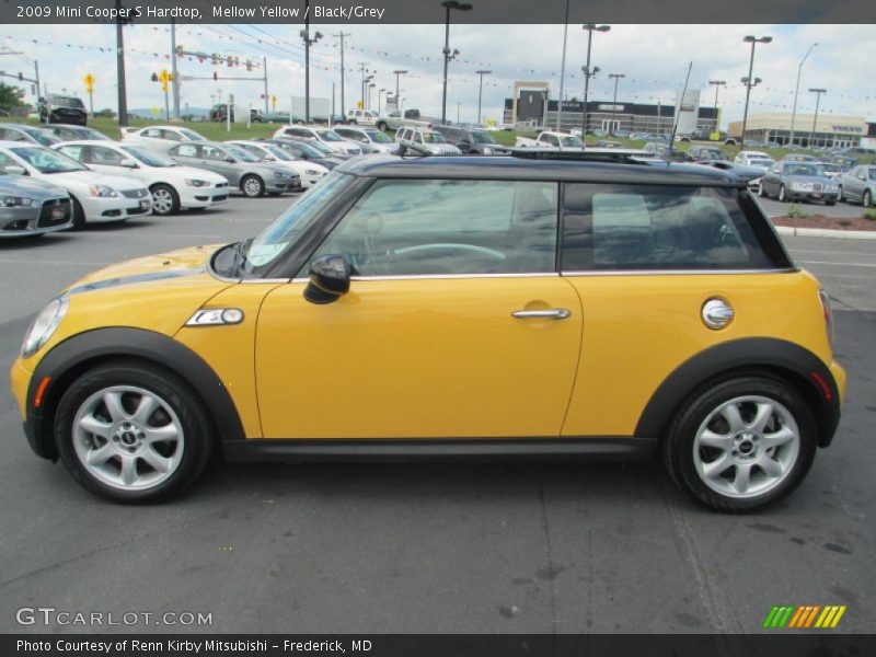 Mellow Yellow / Black/Grey 2009 Mini Cooper S Hardtop