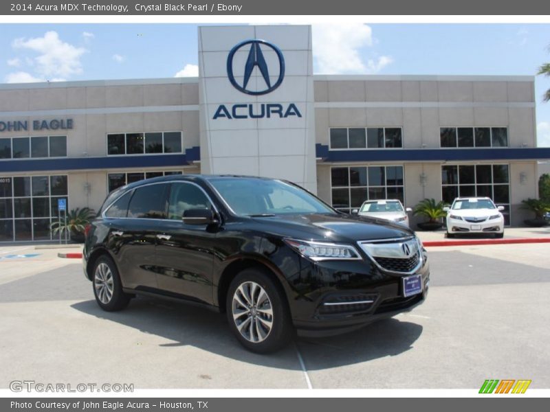 Crystal Black Pearl / Ebony 2014 Acura MDX Technology