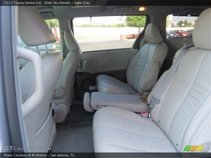 Silver Sky Metallic / Light Gray 2012 Toyota Sienna XLE