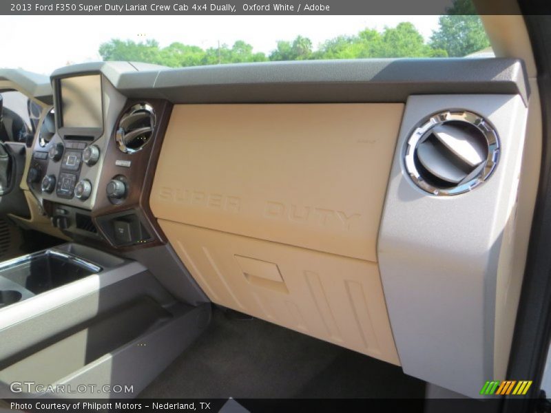 Oxford White / Adobe 2013 Ford F350 Super Duty Lariat Crew Cab 4x4 Dually