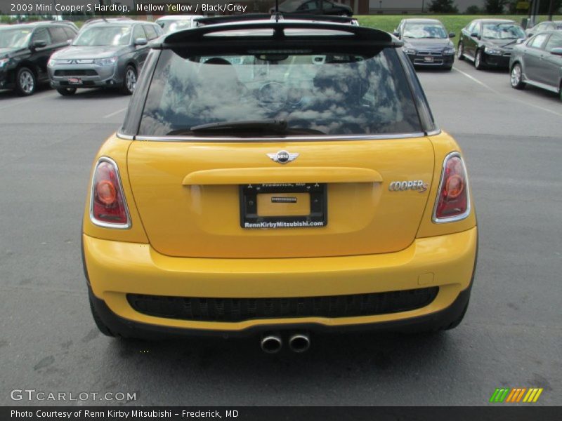 Mellow Yellow / Black/Grey 2009 Mini Cooper S Hardtop