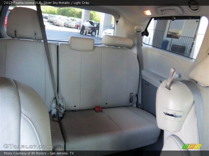 Silver Sky Metallic / Light Gray 2012 Toyota Sienna XLE