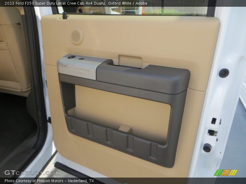 Oxford White / Adobe 2013 Ford F350 Super Duty Lariat Crew Cab 4x4 Dually