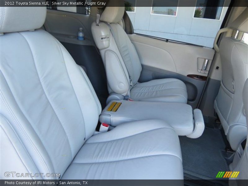 Silver Sky Metallic / Light Gray 2012 Toyota Sienna XLE