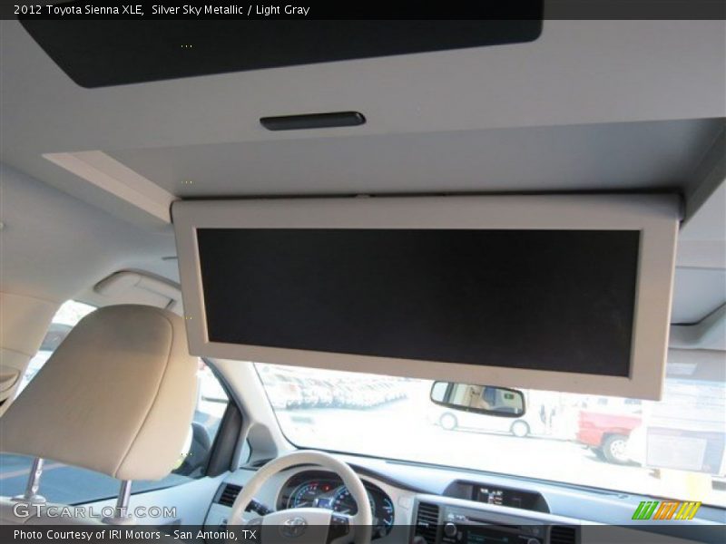 Silver Sky Metallic / Light Gray 2012 Toyota Sienna XLE