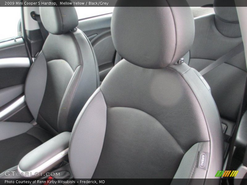 Mellow Yellow / Black/Grey 2009 Mini Cooper S Hardtop