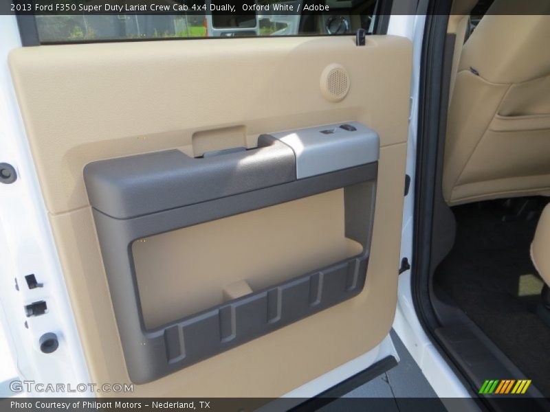 Oxford White / Adobe 2013 Ford F350 Super Duty Lariat Crew Cab 4x4 Dually