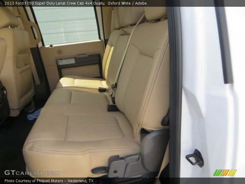 Oxford White / Adobe 2013 Ford F350 Super Duty Lariat Crew Cab 4x4 Dually