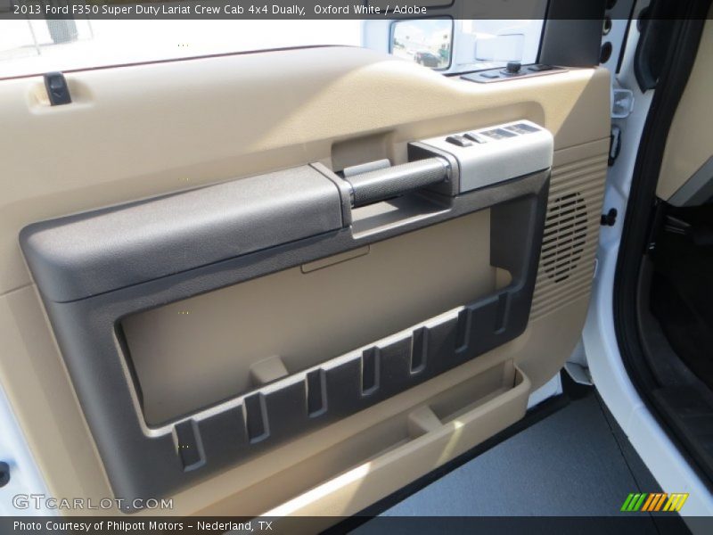 Oxford White / Adobe 2013 Ford F350 Super Duty Lariat Crew Cab 4x4 Dually