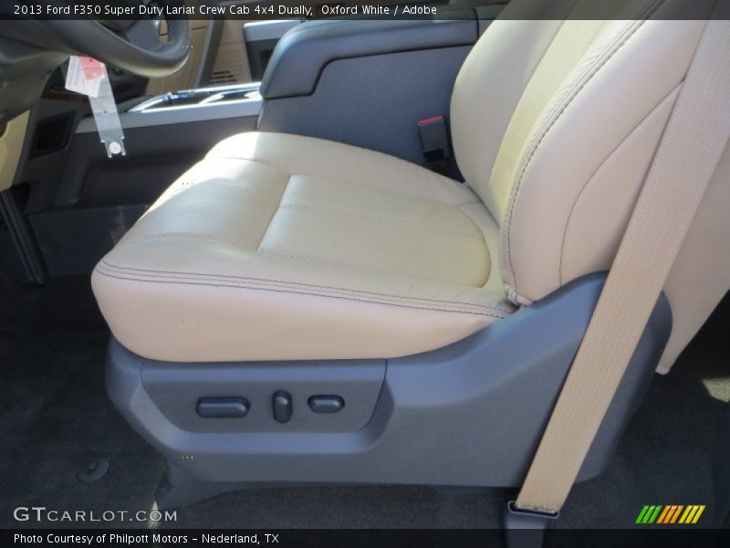 Oxford White / Adobe 2013 Ford F350 Super Duty Lariat Crew Cab 4x4 Dually