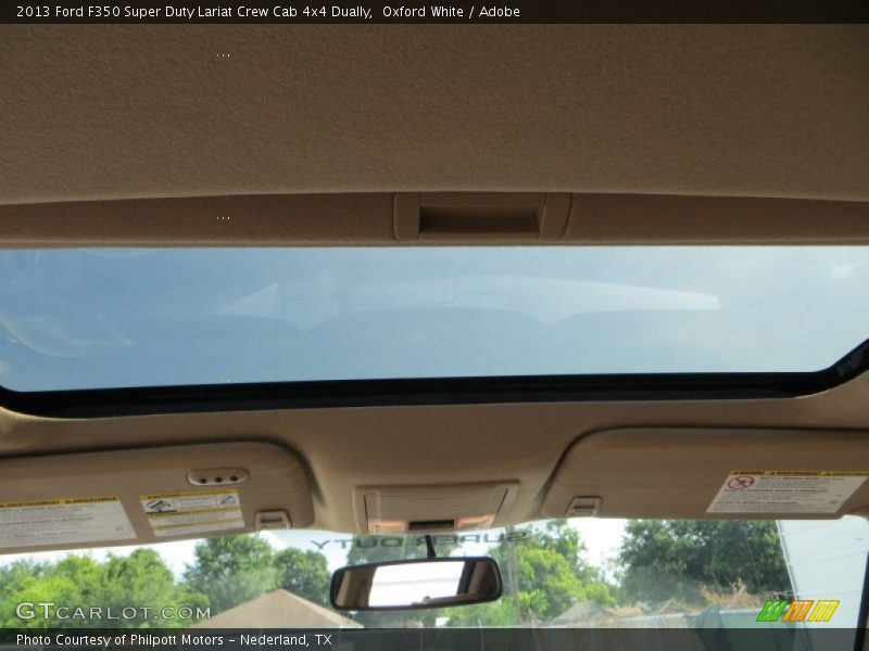 Oxford White / Adobe 2013 Ford F350 Super Duty Lariat Crew Cab 4x4 Dually
