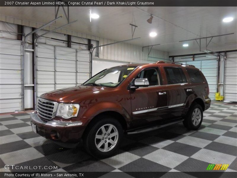 Cognac Crystal Pearl / Dark Khaki/Light Graystone 2007 Chrysler Aspen Limited HEMI