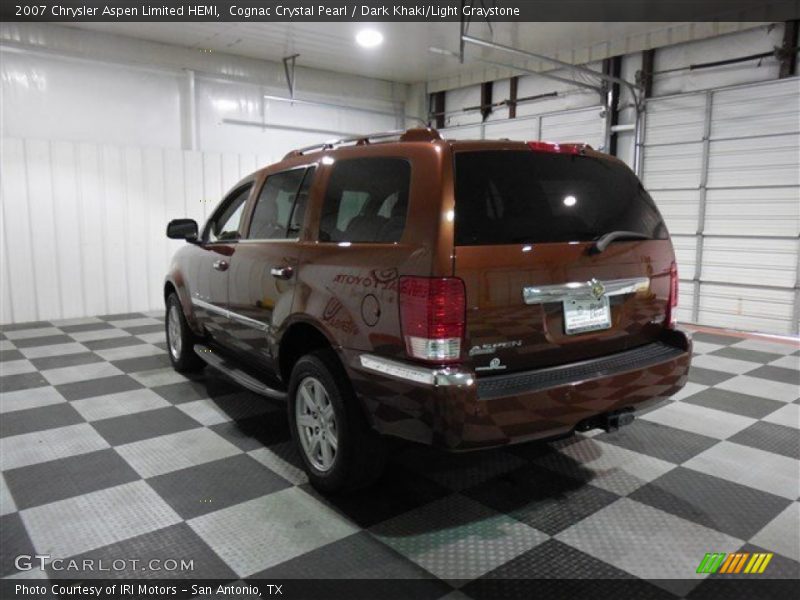Cognac Crystal Pearl / Dark Khaki/Light Graystone 2007 Chrysler Aspen Limited HEMI