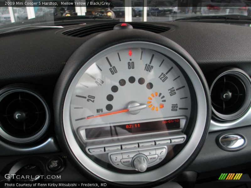 Mellow Yellow / Black/Grey 2009 Mini Cooper S Hardtop