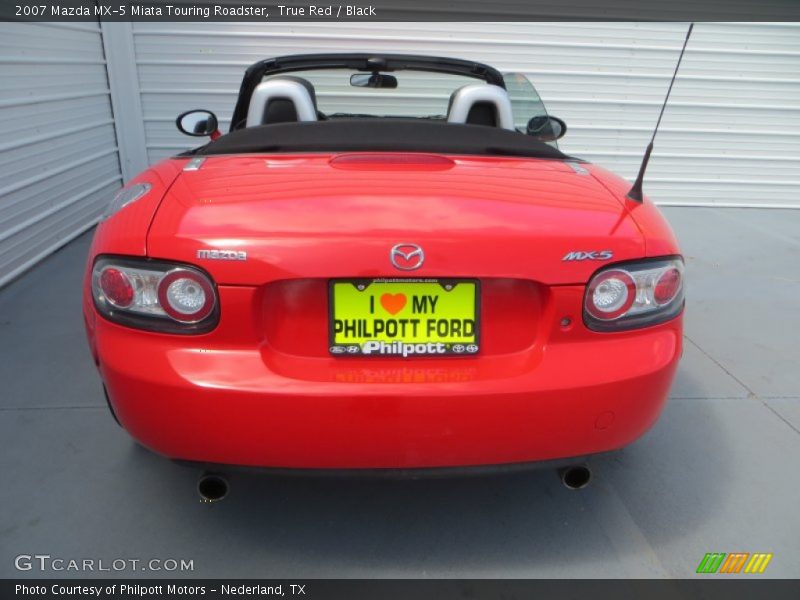 True Red / Black 2007 Mazda MX-5 Miata Touring Roadster