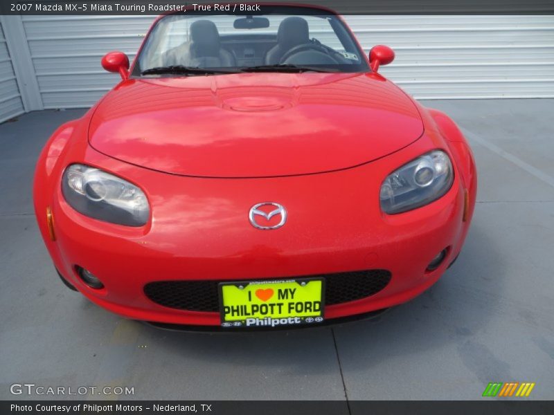 True Red / Black 2007 Mazda MX-5 Miata Touring Roadster