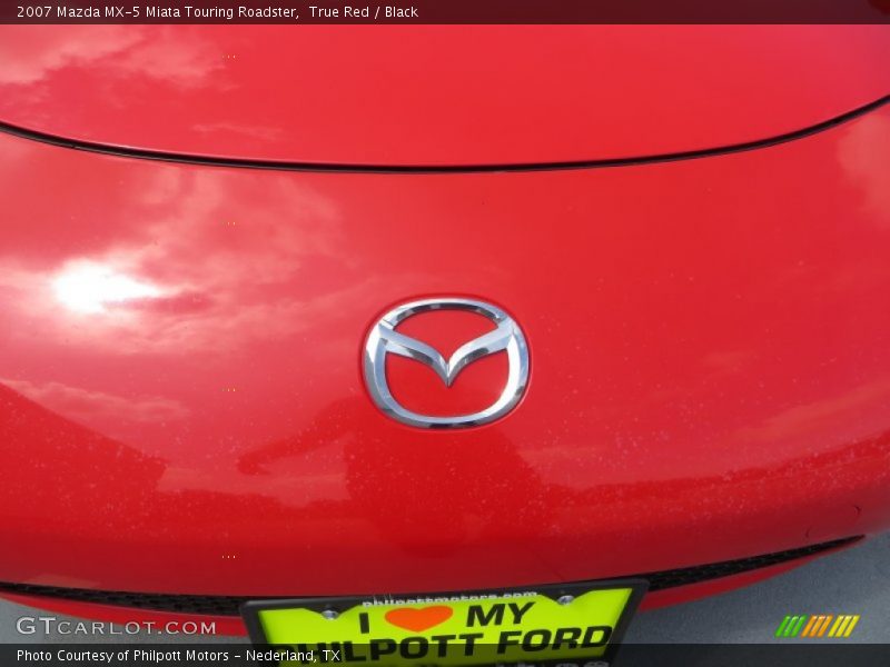True Red / Black 2007 Mazda MX-5 Miata Touring Roadster