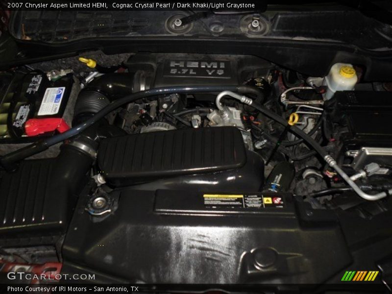Cognac Crystal Pearl / Dark Khaki/Light Graystone 2007 Chrysler Aspen Limited HEMI