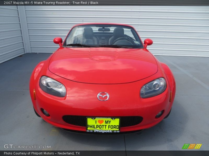 True Red / Black 2007 Mazda MX-5 Miata Touring Roadster