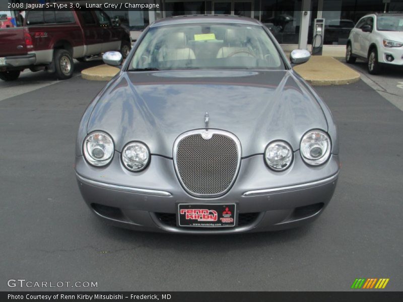 Lunar Grey / Champagne 2008 Jaguar S-Type 3.0