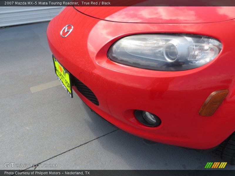 True Red / Black 2007 Mazda MX-5 Miata Touring Roadster