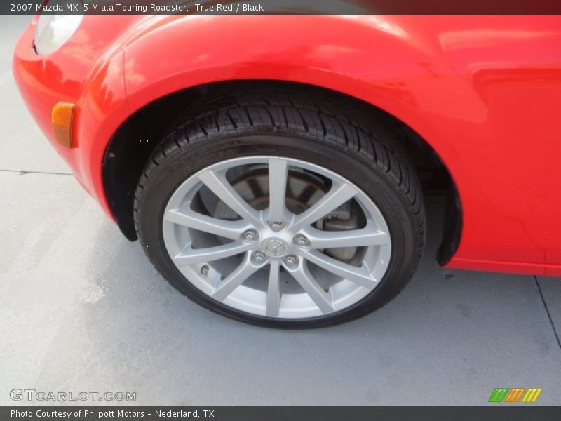 True Red / Black 2007 Mazda MX-5 Miata Touring Roadster