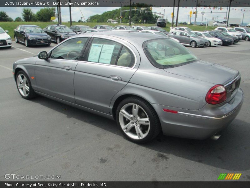 Lunar Grey / Champagne 2008 Jaguar S-Type 3.0
