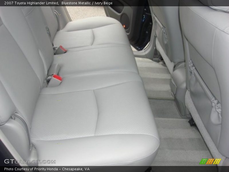 Bluestone Metallic / Ivory Beige 2007 Toyota Highlander Limited