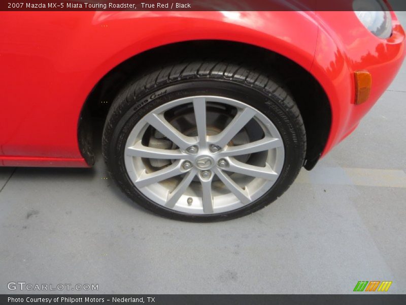 True Red / Black 2007 Mazda MX-5 Miata Touring Roadster