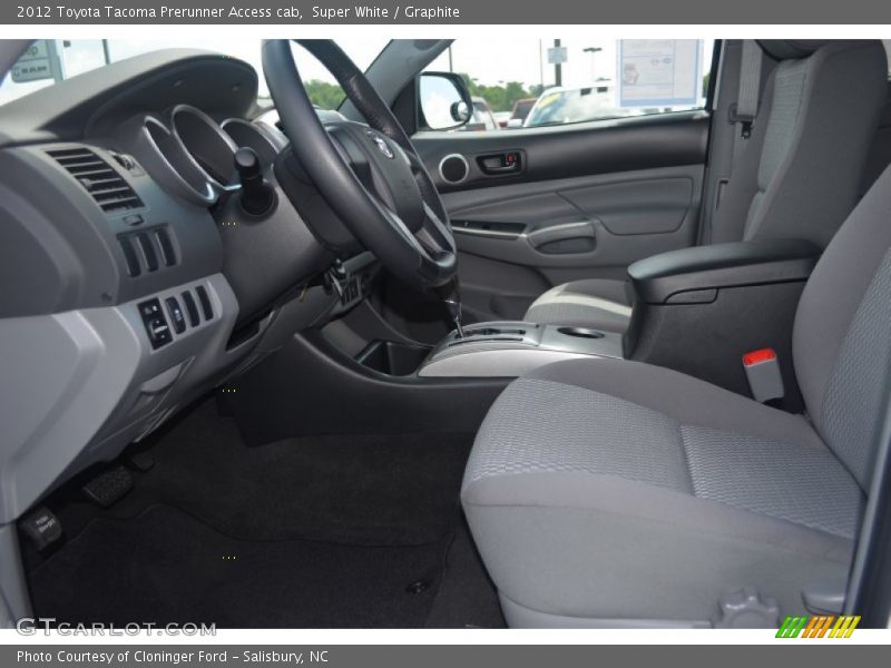 Super White / Graphite 2012 Toyota Tacoma Prerunner Access cab