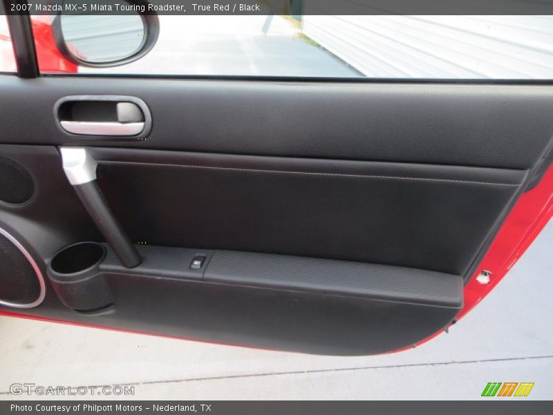True Red / Black 2007 Mazda MX-5 Miata Touring Roadster