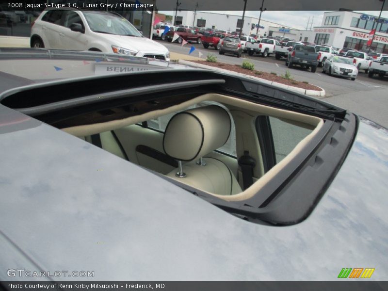 Lunar Grey / Champagne 2008 Jaguar S-Type 3.0