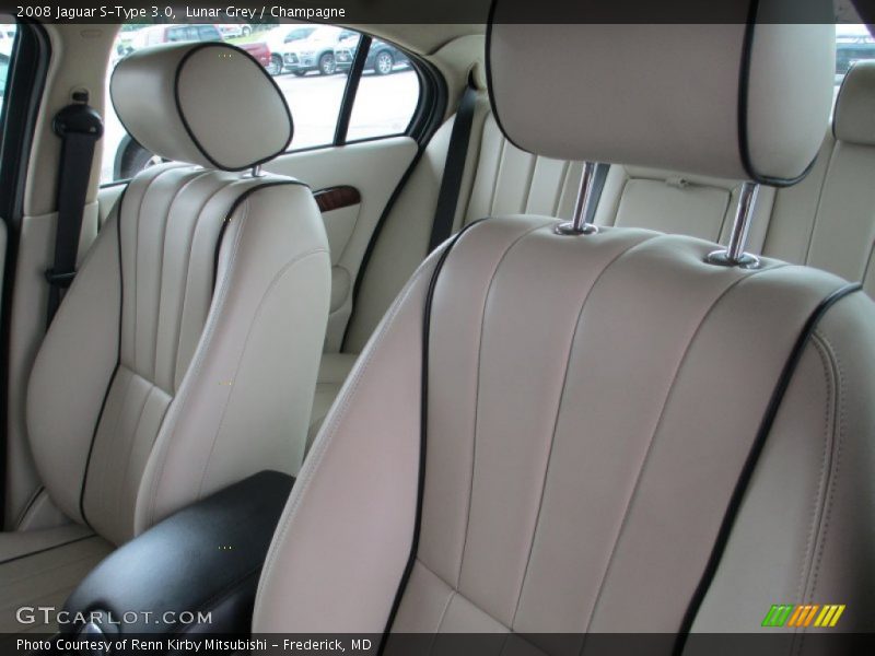 Lunar Grey / Champagne 2008 Jaguar S-Type 3.0