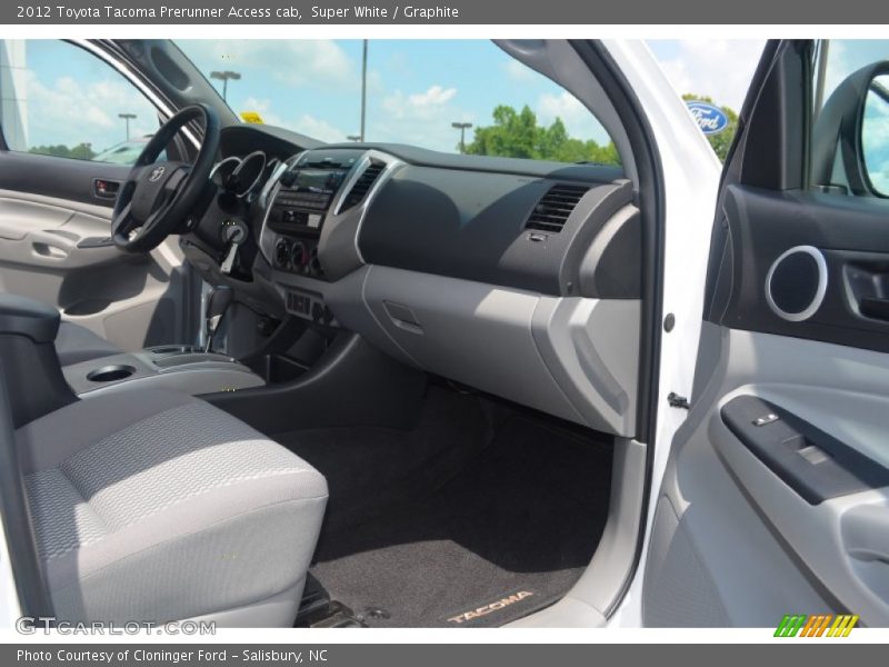 Super White / Graphite 2012 Toyota Tacoma Prerunner Access cab