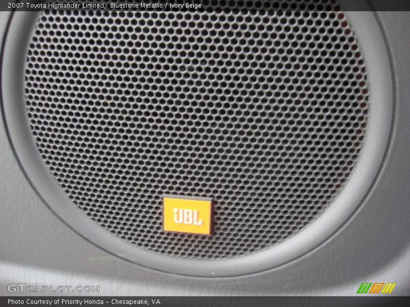 Bluestone Metallic / Ivory Beige 2007 Toyota Highlander Limited