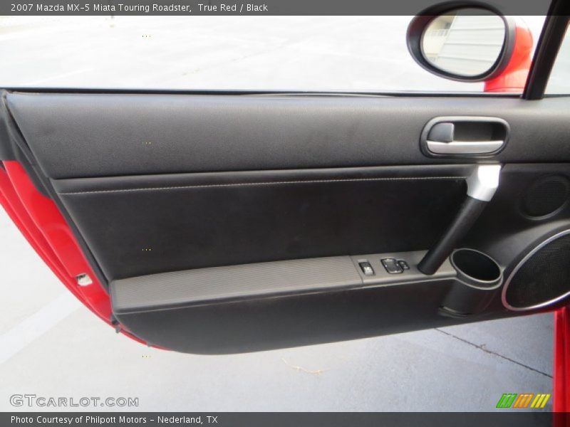 True Red / Black 2007 Mazda MX-5 Miata Touring Roadster