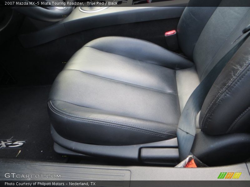 True Red / Black 2007 Mazda MX-5 Miata Touring Roadster