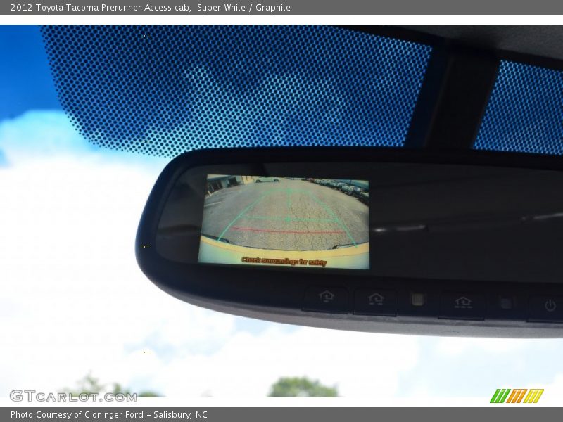 Super White / Graphite 2012 Toyota Tacoma Prerunner Access cab
