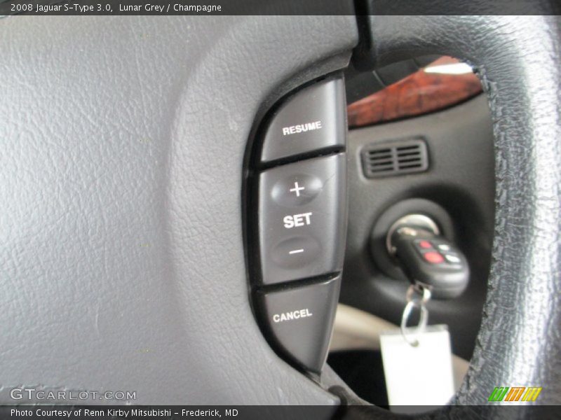 Lunar Grey / Champagne 2008 Jaguar S-Type 3.0