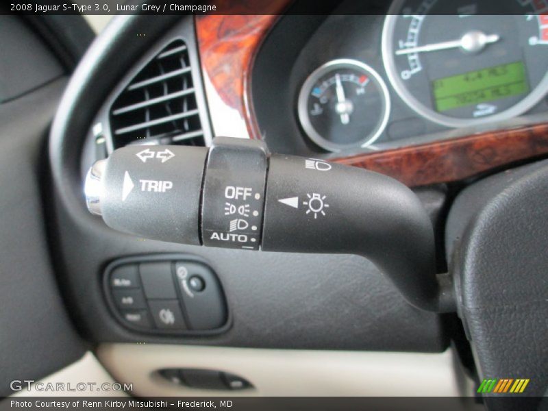 Lunar Grey / Champagne 2008 Jaguar S-Type 3.0
