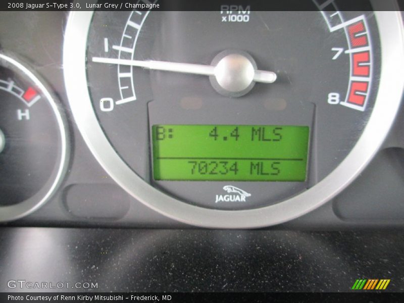 Lunar Grey / Champagne 2008 Jaguar S-Type 3.0