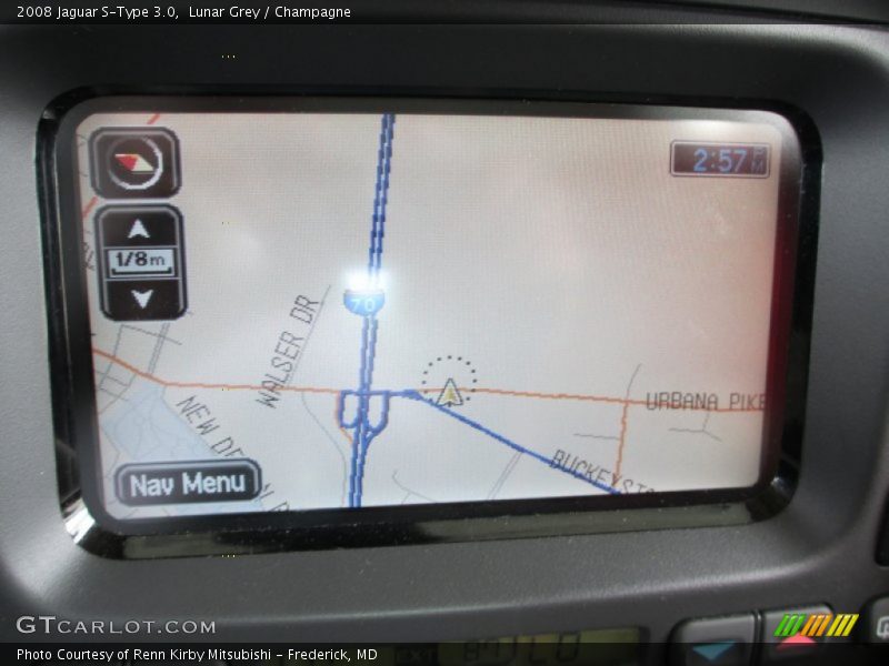 Lunar Grey / Champagne 2008 Jaguar S-Type 3.0