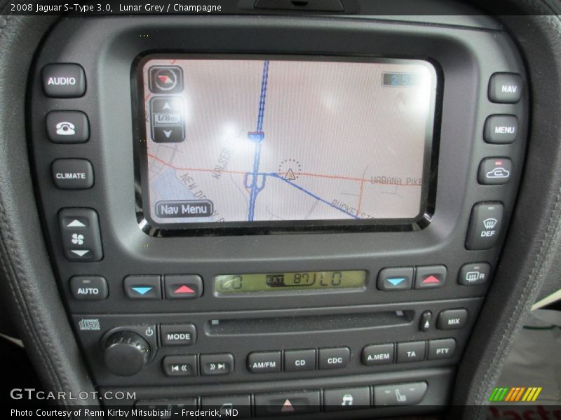 Lunar Grey / Champagne 2008 Jaguar S-Type 3.0