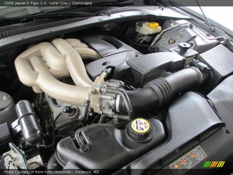 Lunar Grey / Champagne 2008 Jaguar S-Type 3.0
