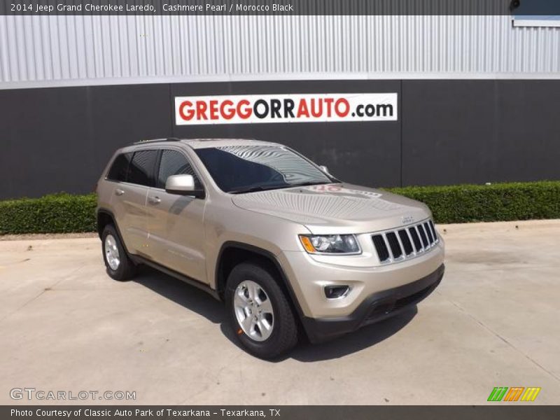 Cashmere Pearl / Morocco Black 2014 Jeep Grand Cherokee Laredo