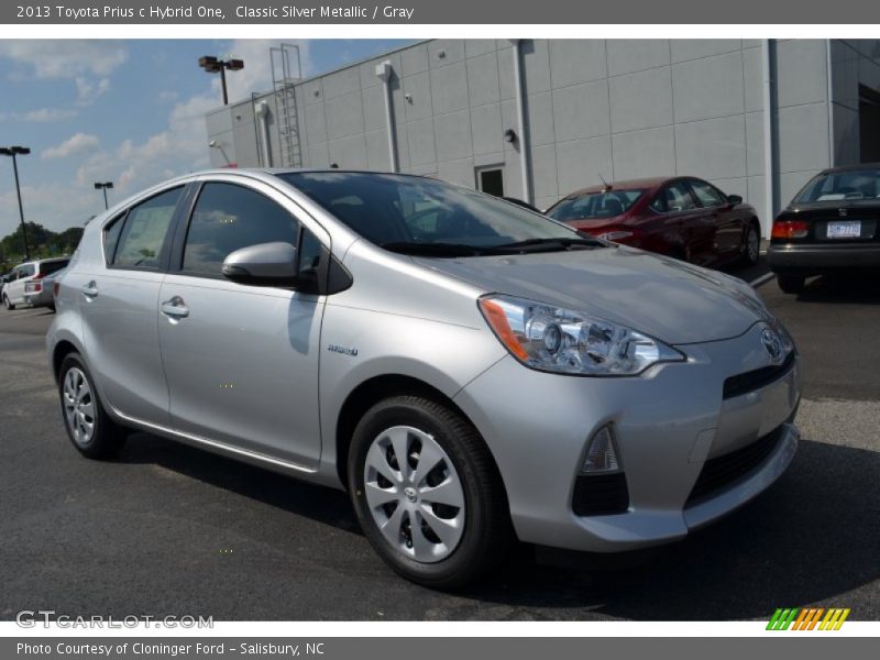 Classic Silver Metallic / Gray 2013 Toyota Prius c Hybrid One