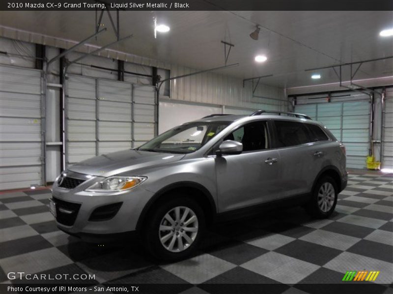 Liquid Silver Metallic / Black 2010 Mazda CX-9 Grand Touring