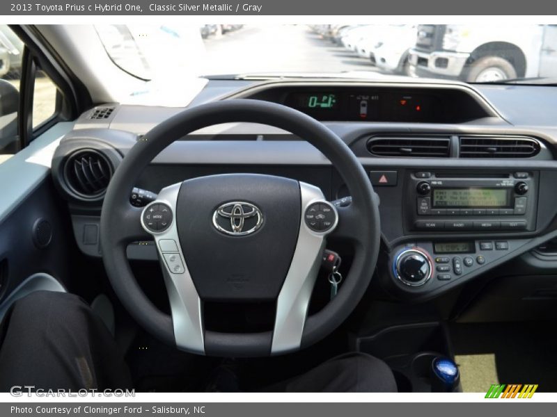 Classic Silver Metallic / Gray 2013 Toyota Prius c Hybrid One