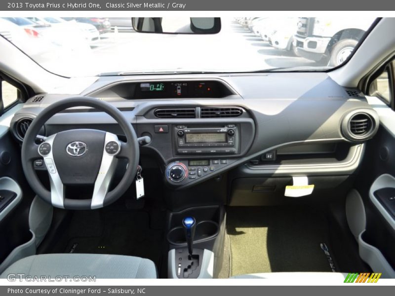 Classic Silver Metallic / Gray 2013 Toyota Prius c Hybrid One